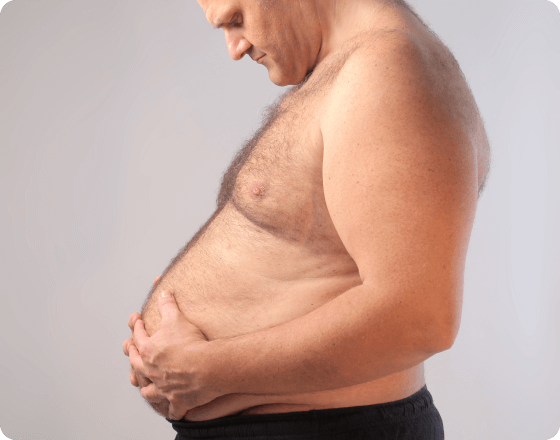 Homem cansado sem energia